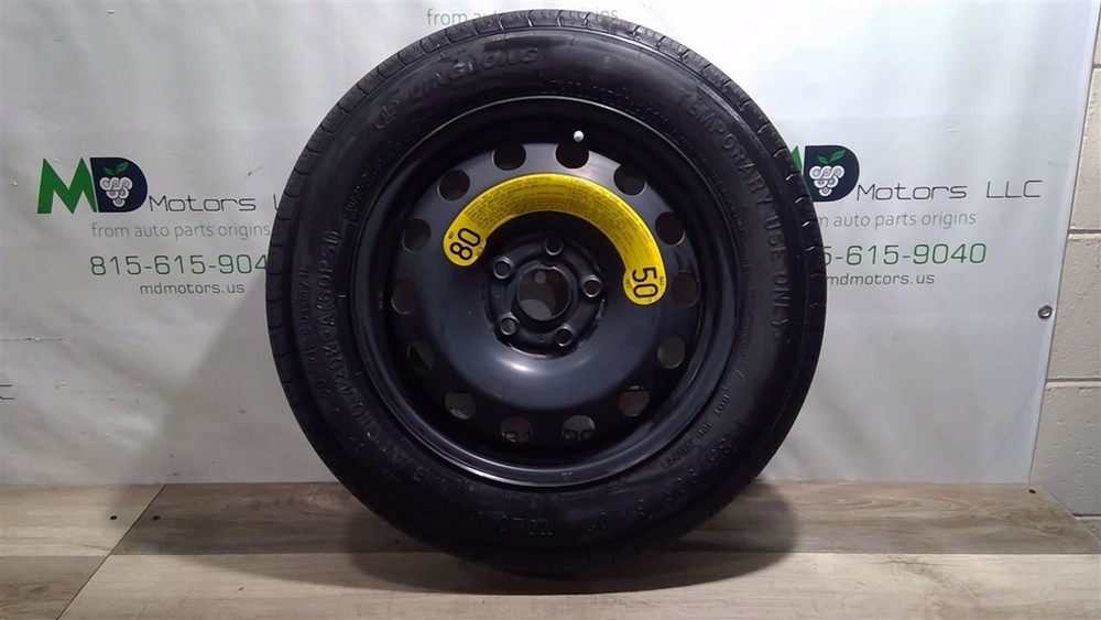 2012-2022 VOLKSWAGEN PASSAT SPARE WHEEL 3.1/2 JX16H2 TIRE T135/90R16 102M OEM