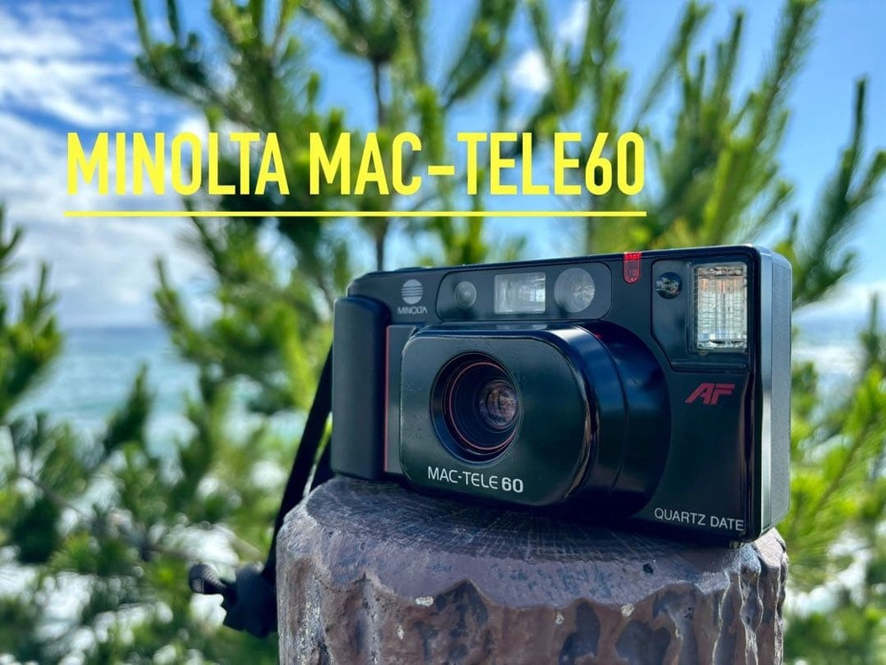 Minolta MAC-TELE60 Compact Film Camera Used Tested From Japan