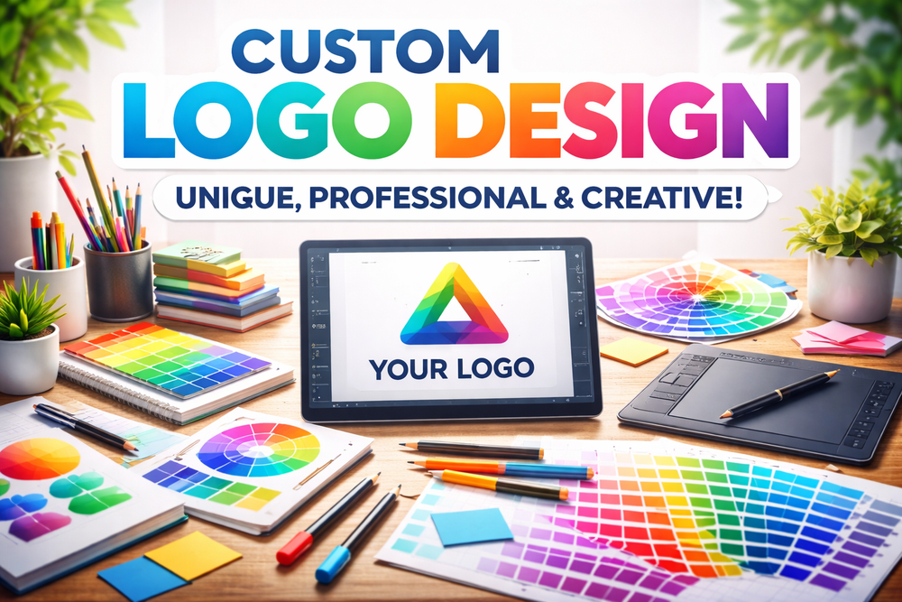 3D Printed Custom Logo Sign Personalized Business Wall Decor PLA Plastic