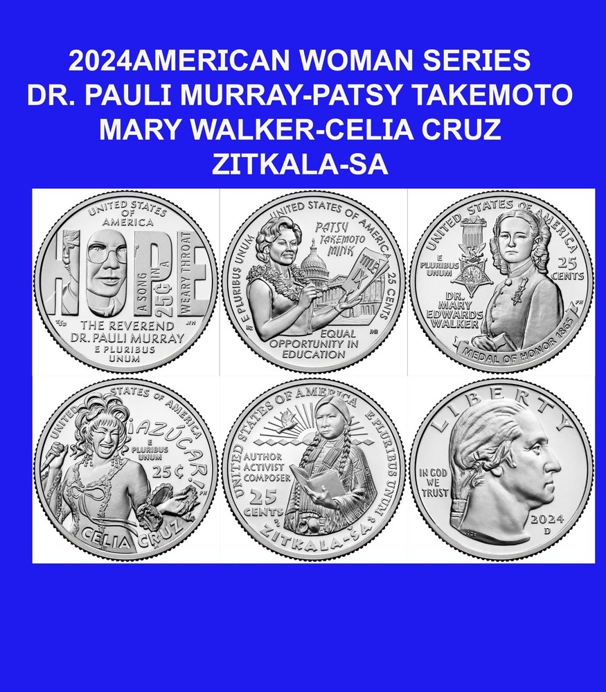 2024 P-D-S American Women Quarters Full Year - 15 Coin Set
