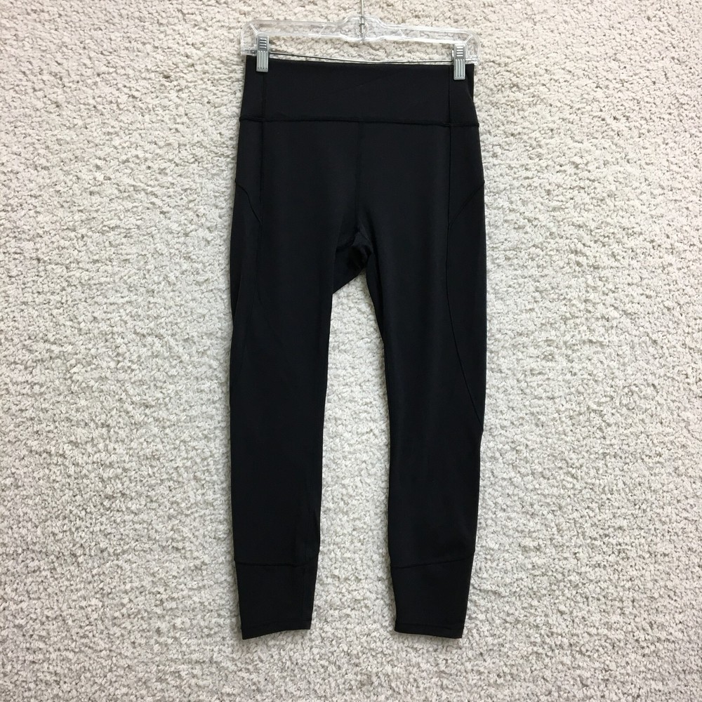 Lululemon Womens Gray Everlux 7/8 Yoga Leggings Size 8