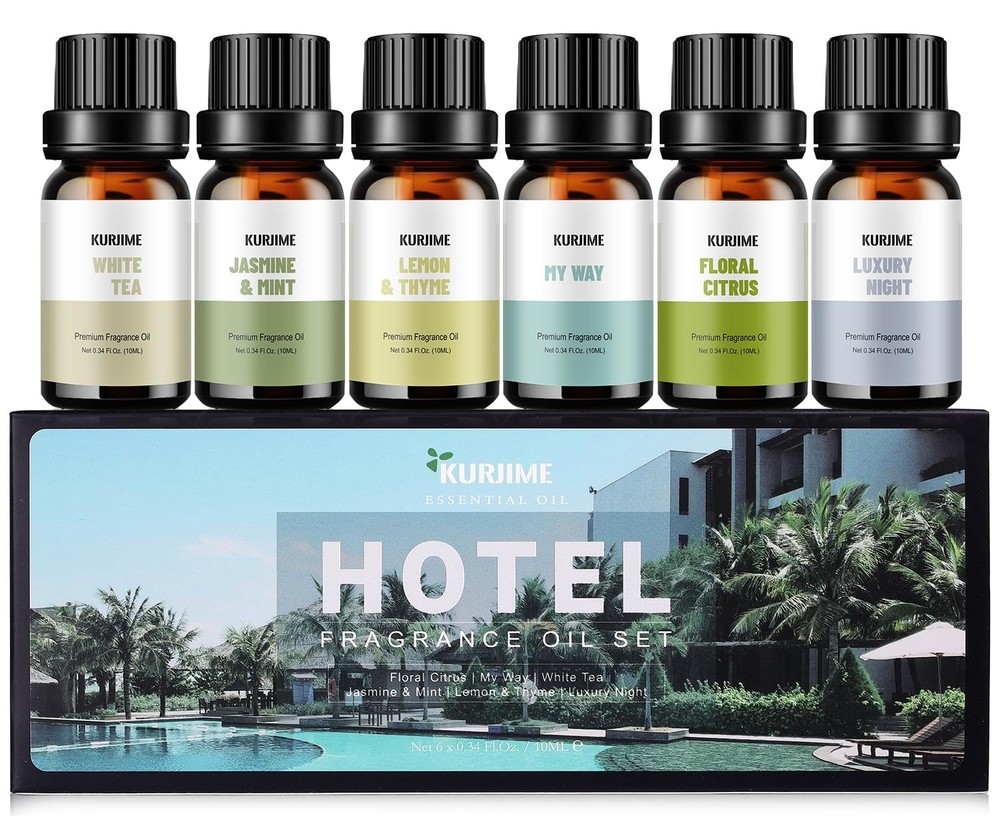Luxury Hotel Collection Fragrance Oil Set for Diffusers