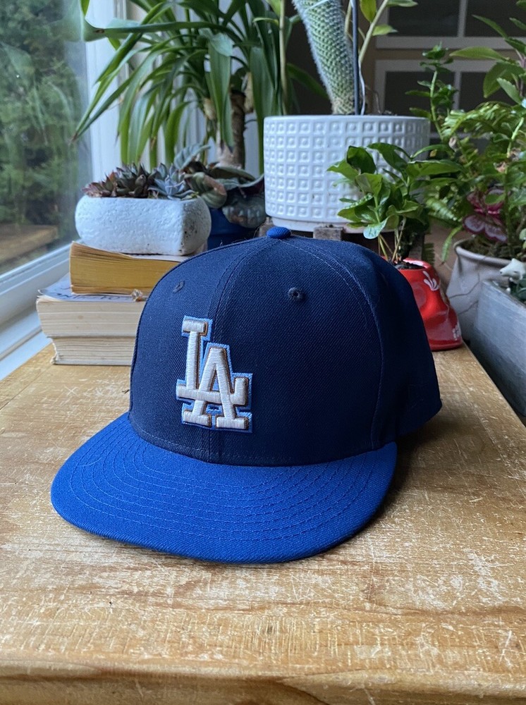 LA Dodgers Fitted 7  New ERA Dodger Stadium 50th Anniversary Side Patch 2008