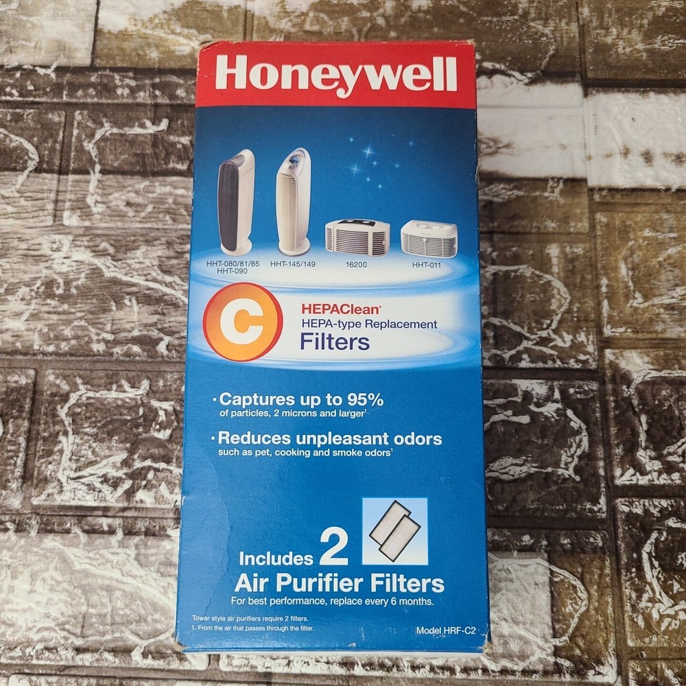 Honeywell HRF-C2 Hepa Clean Replacement Air Purifier Filters 2-Pack