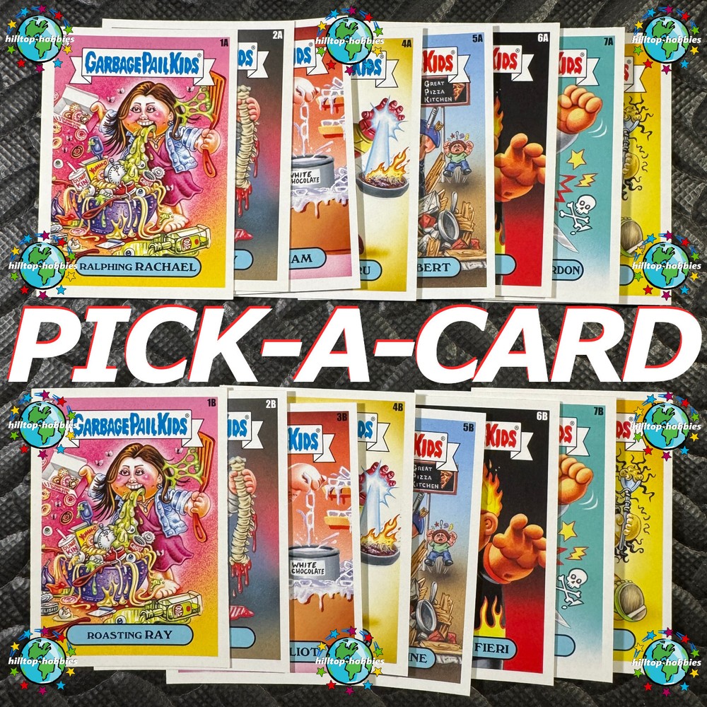 GARBAGE PAIL KIDS 2021 S1 FOOD FIGHT Pick-A-Card Celebrity Chef Subset