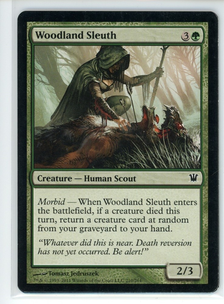 WOODLAND SLEUTH Innistrad 210 ISD LP MTG Card