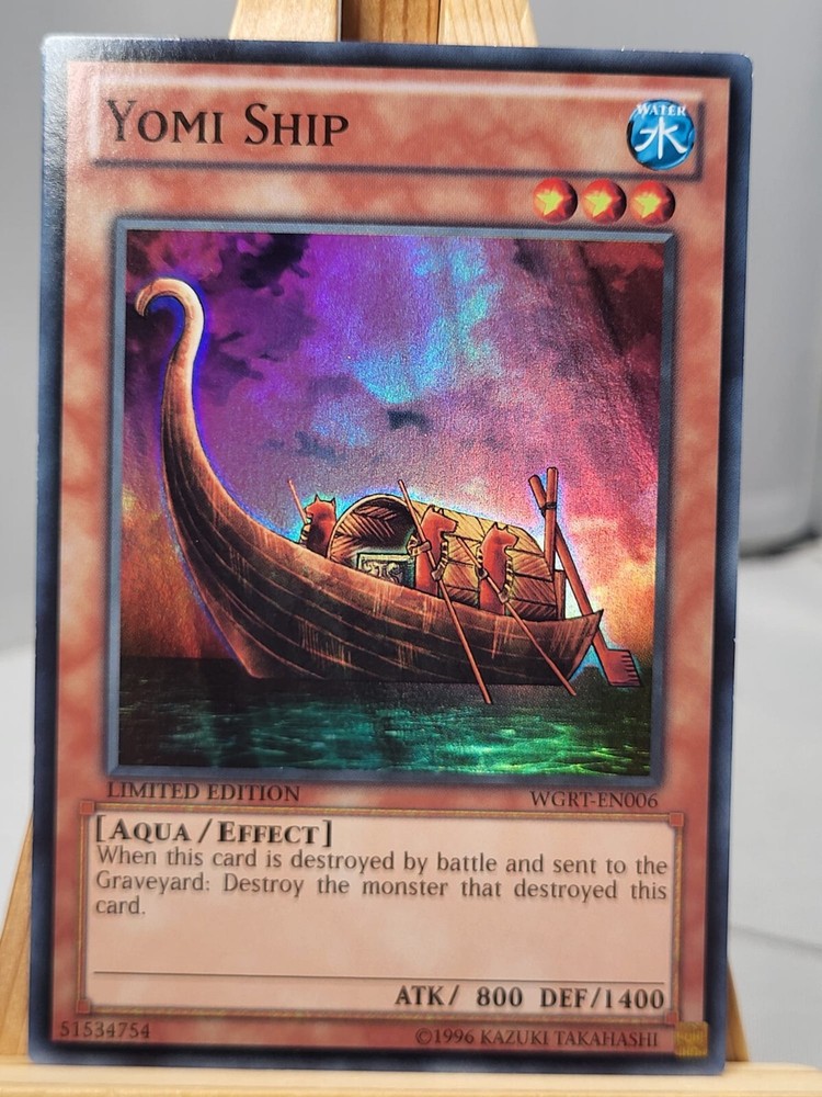 Vintage Yu-Gi-Oh Yomi Ship Ultra Rare Limited Edition War of Giants Card