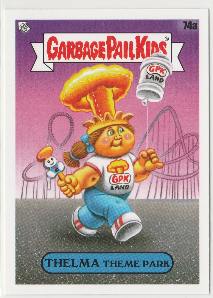 Thelma Theme Park Garbage Pail Kids GPK 2021 Vacation Card #74a