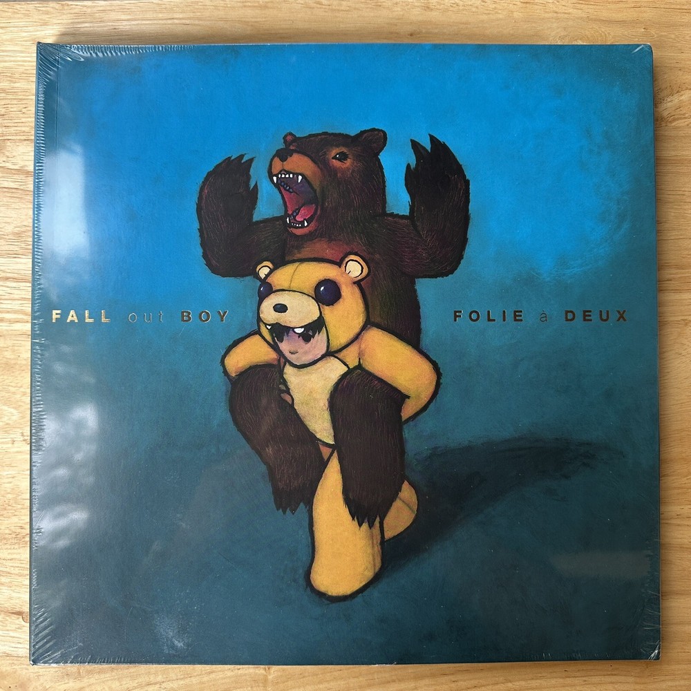 FALL OUT BOY - Folie A Deux - Limited Edition Sky Blue Vinyl 2LP - Brand New
