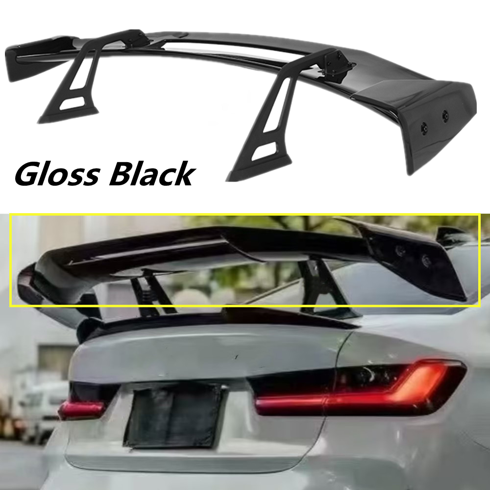 59 Inch 23 GT Wing Rear Trunk Spoiler Wing Gloss Black Compatible with Universal