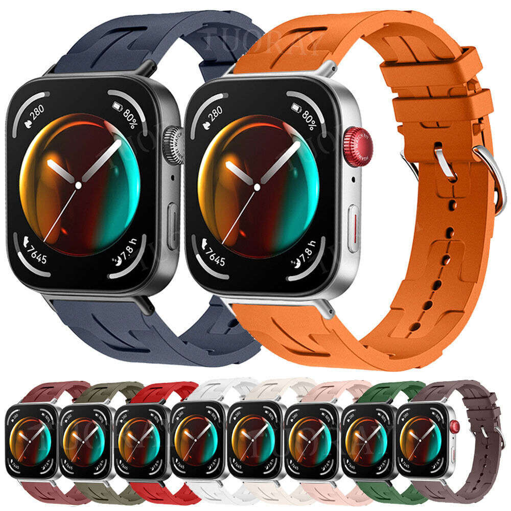 For Huawei watch Fit 3 Smartwatch Sport Silicone Wrist Band Strap Replacement