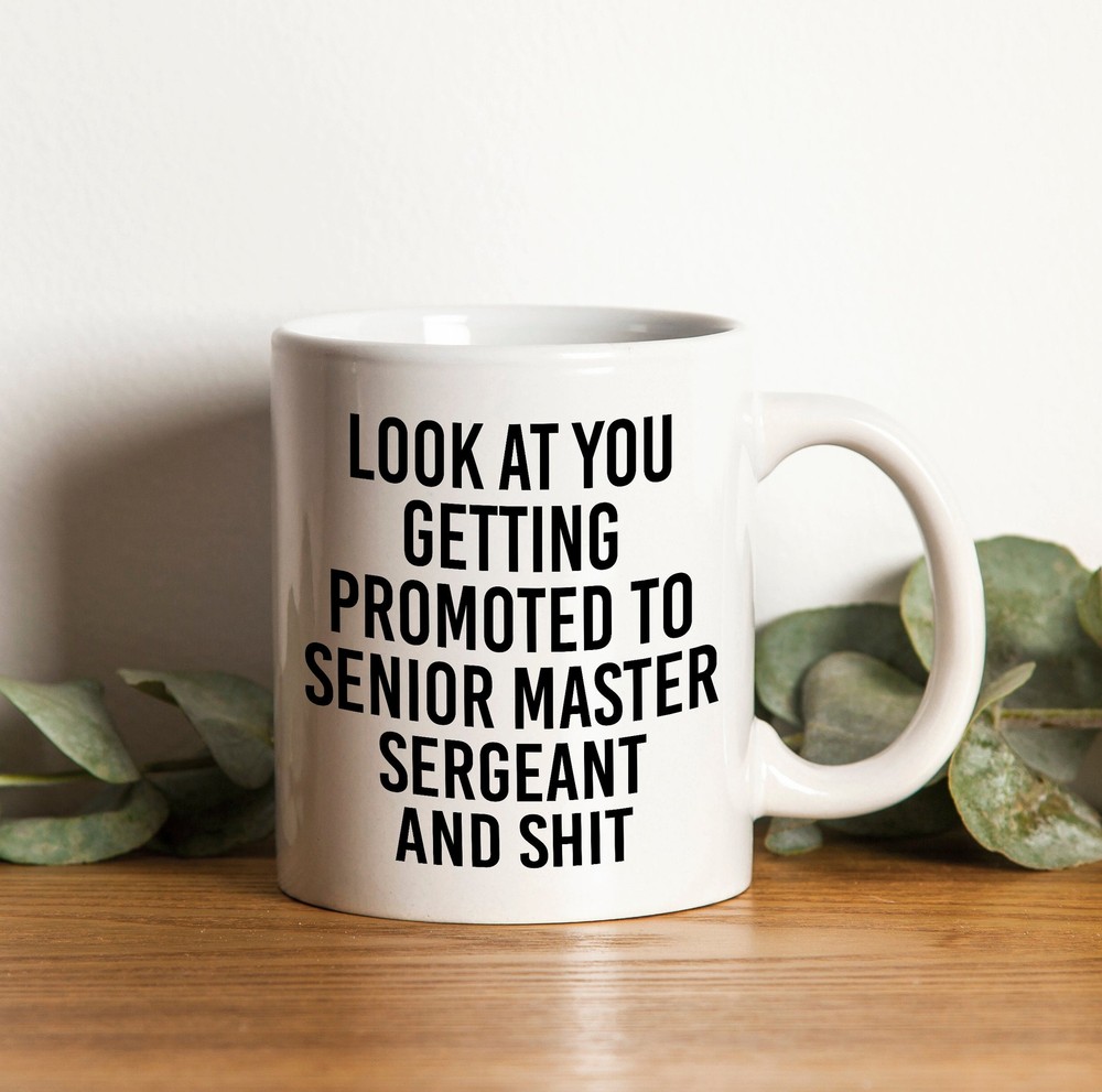 Senior Master Sergeant Promotion Travel Mug Senior Master Sergeant Gift Senior