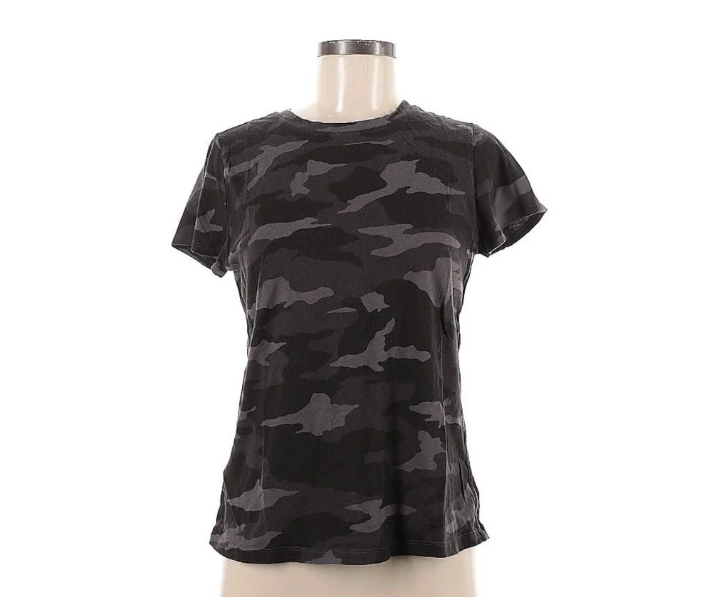 Athleta Shirt Womens Ultimate Train Tee Size M Camo — Worn Once