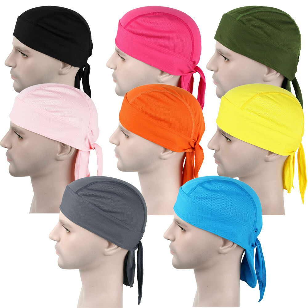 Cycling Bike Bandana Quick Dry Beanie Helmet Liner Cap Pirate Hat Sport Headband