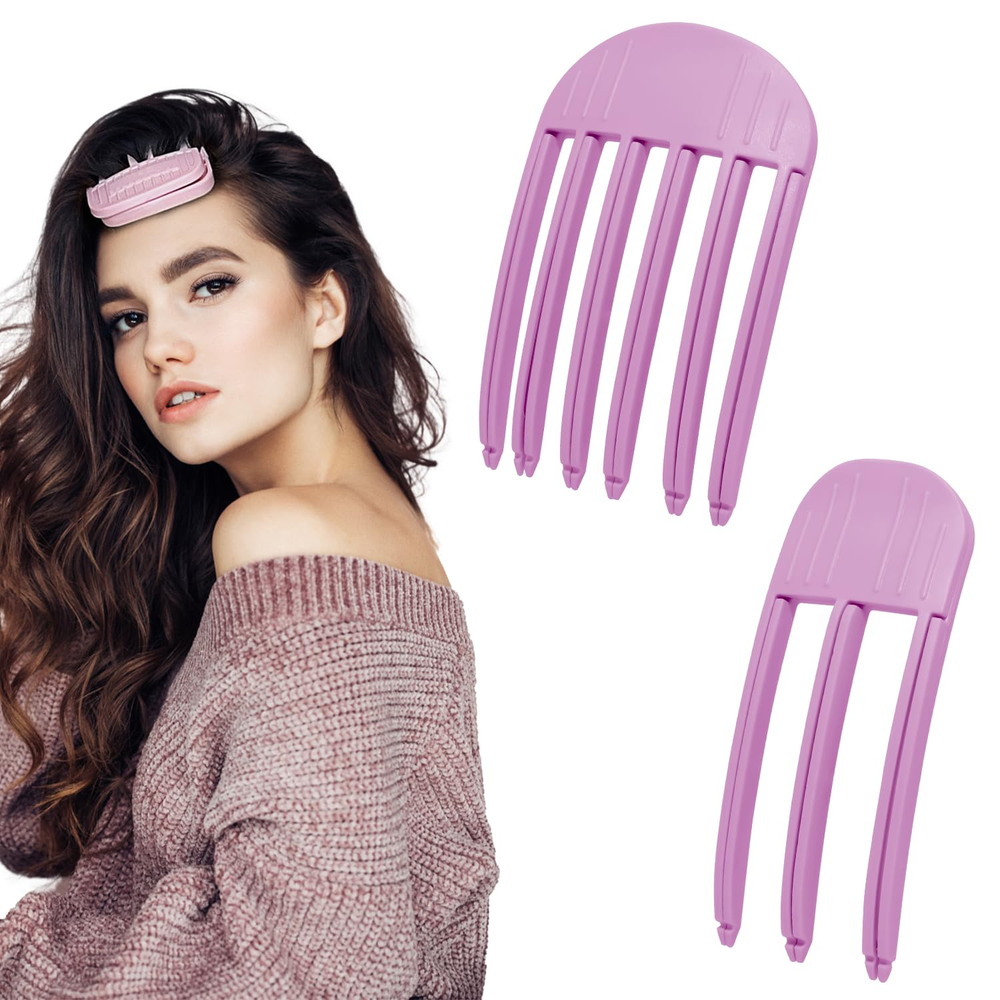 2Pack Hair Volume Clips for Fluffy Bangs & High Crown Volume Boost