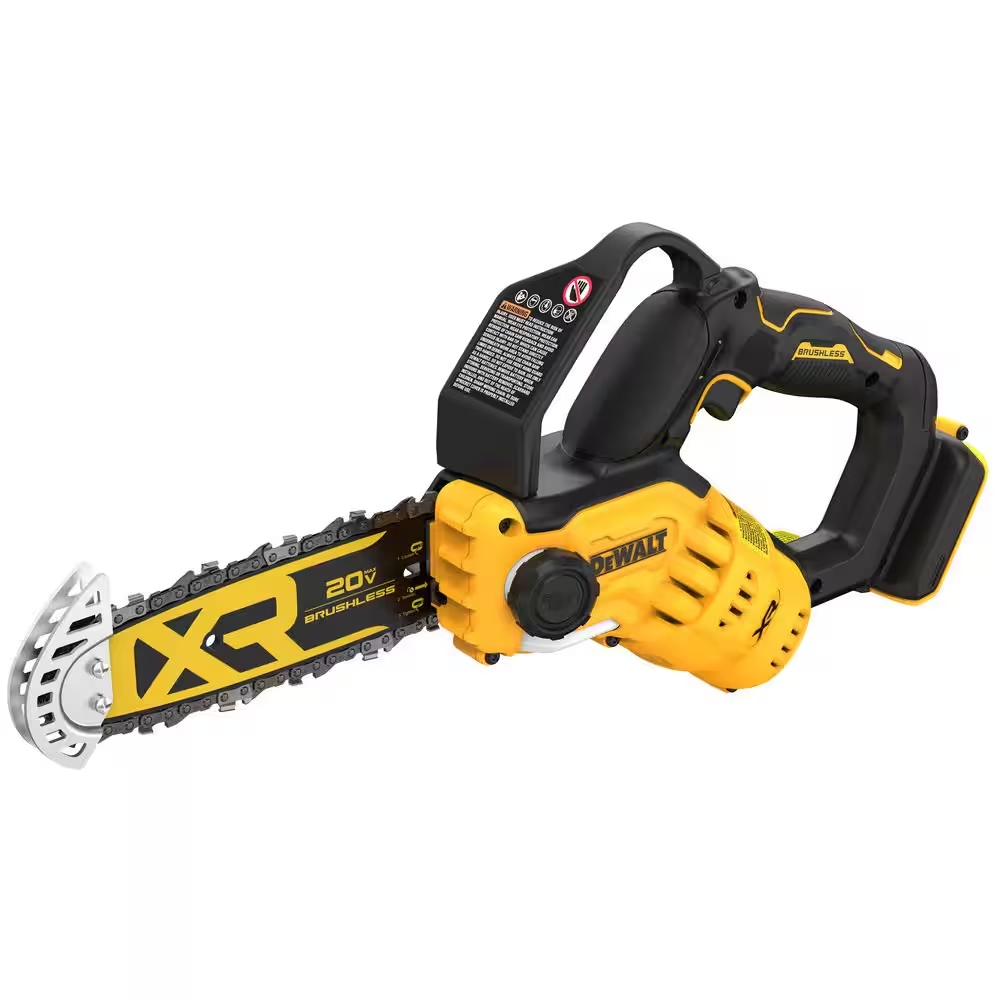 20V MAX 8 In. Brushless Cordless Battery Powered Pruning Chainsaw (Tool Only)