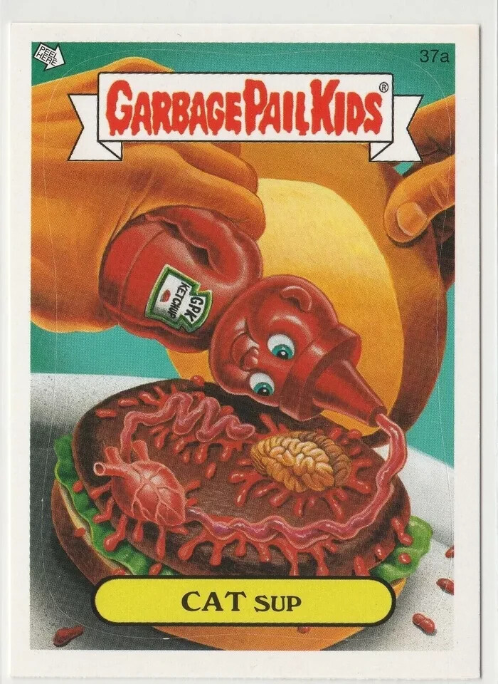 Vintage 2007 GPK Cat Sup #37a Garbage Pail Kids ANS6 Series 6 Card