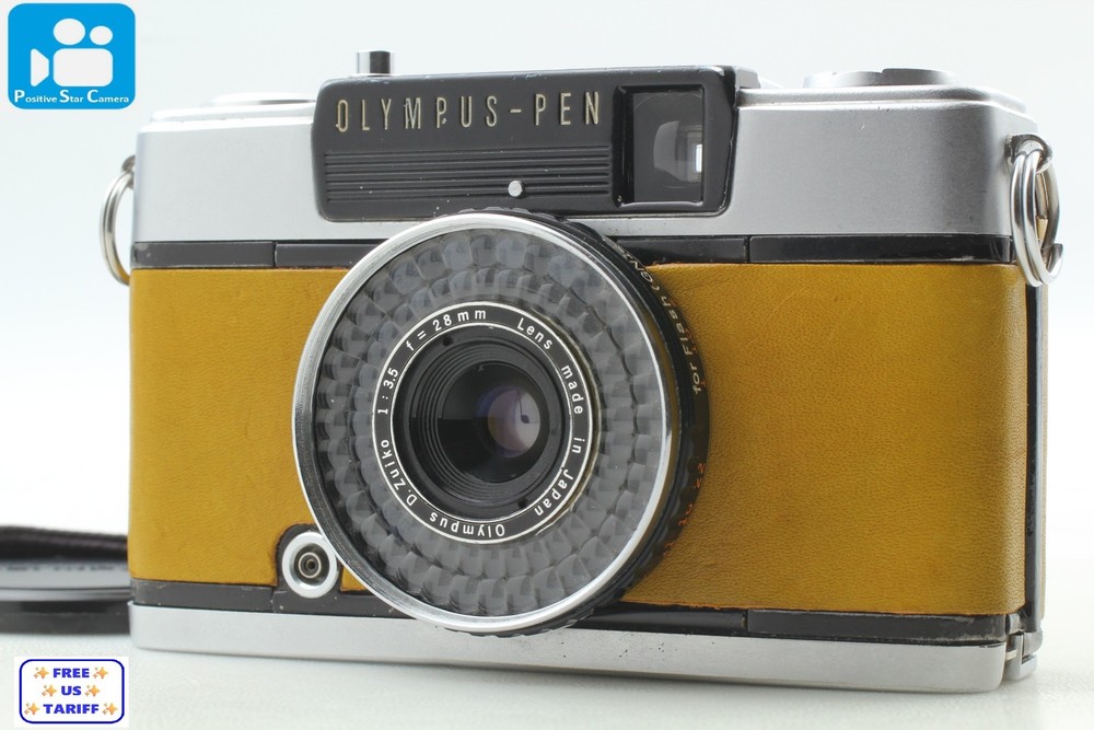 🎦👀🌟N MINT🌟 Olympus PEN EE-3 Yellow Half Frame Film Camera From JAPAN