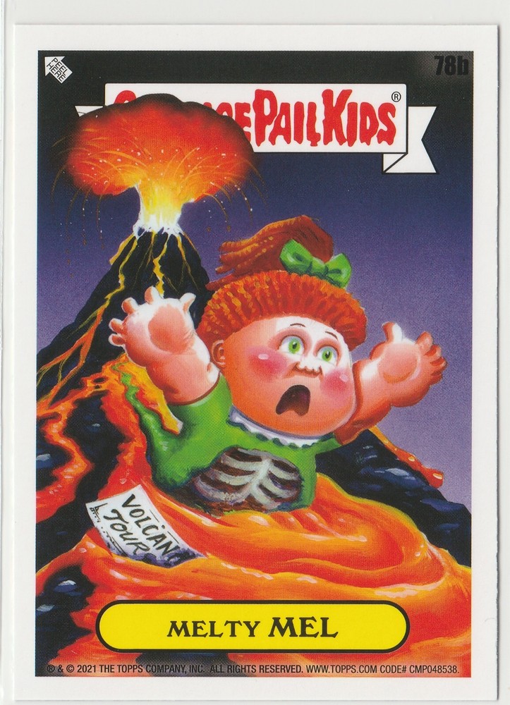 Melty Mel #78b Garbage Pail Kids GPK 2021 Vacation Series Card