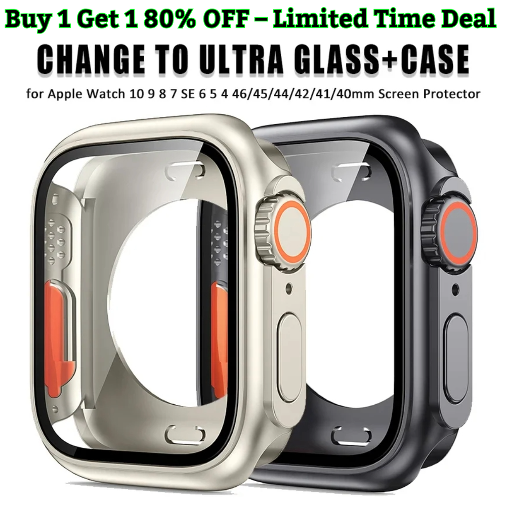Full Cover Case Screen Protector For Apple Watch Series 10 9 8 7 6 5 SE 45/46mm