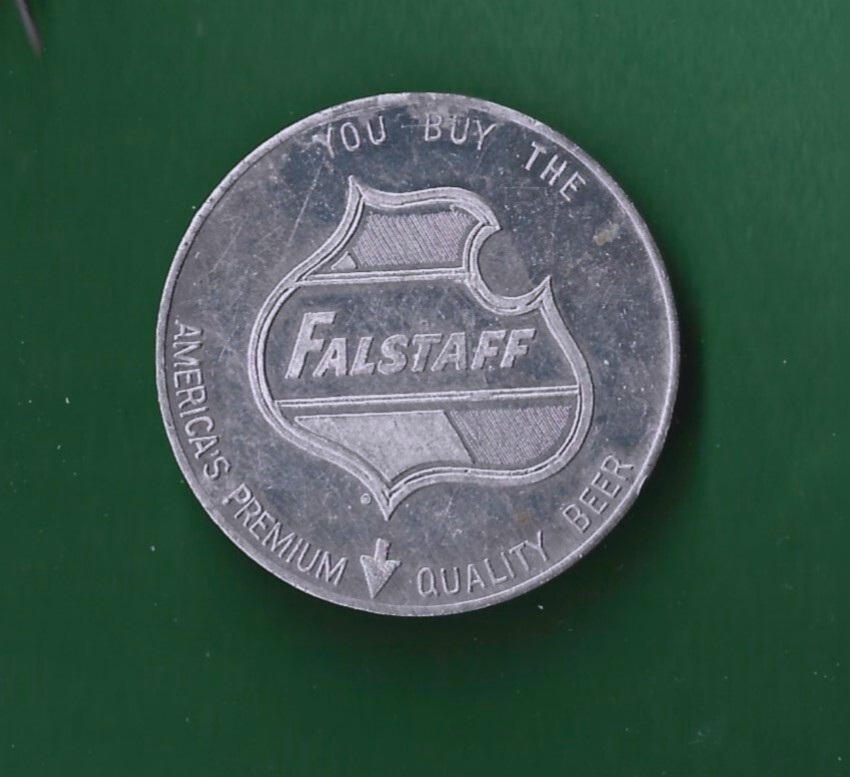 1955 Falstaff Game of the Week Schedule  ~ You Buy Spinner Token