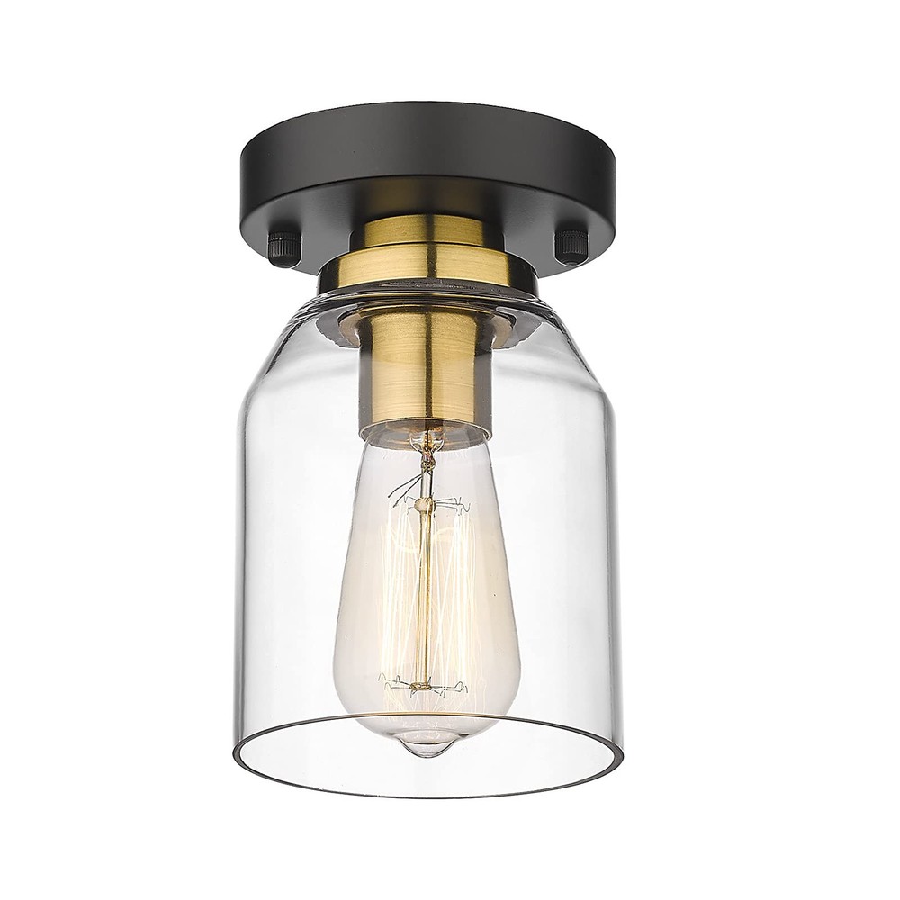 Modern Semi-Flush Mount Ceiling Light for Hallway Small Space