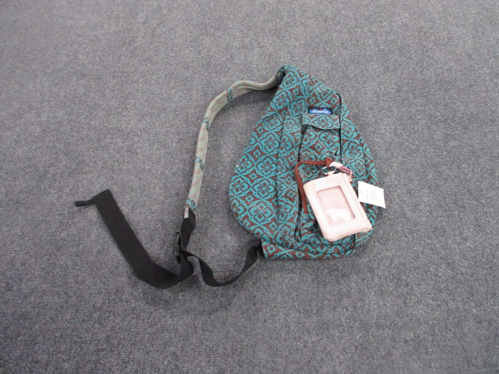 Kavu Bag Sling Blue Aztec Strap Camping Shoulder Backpack Outdoors Pouch Womens