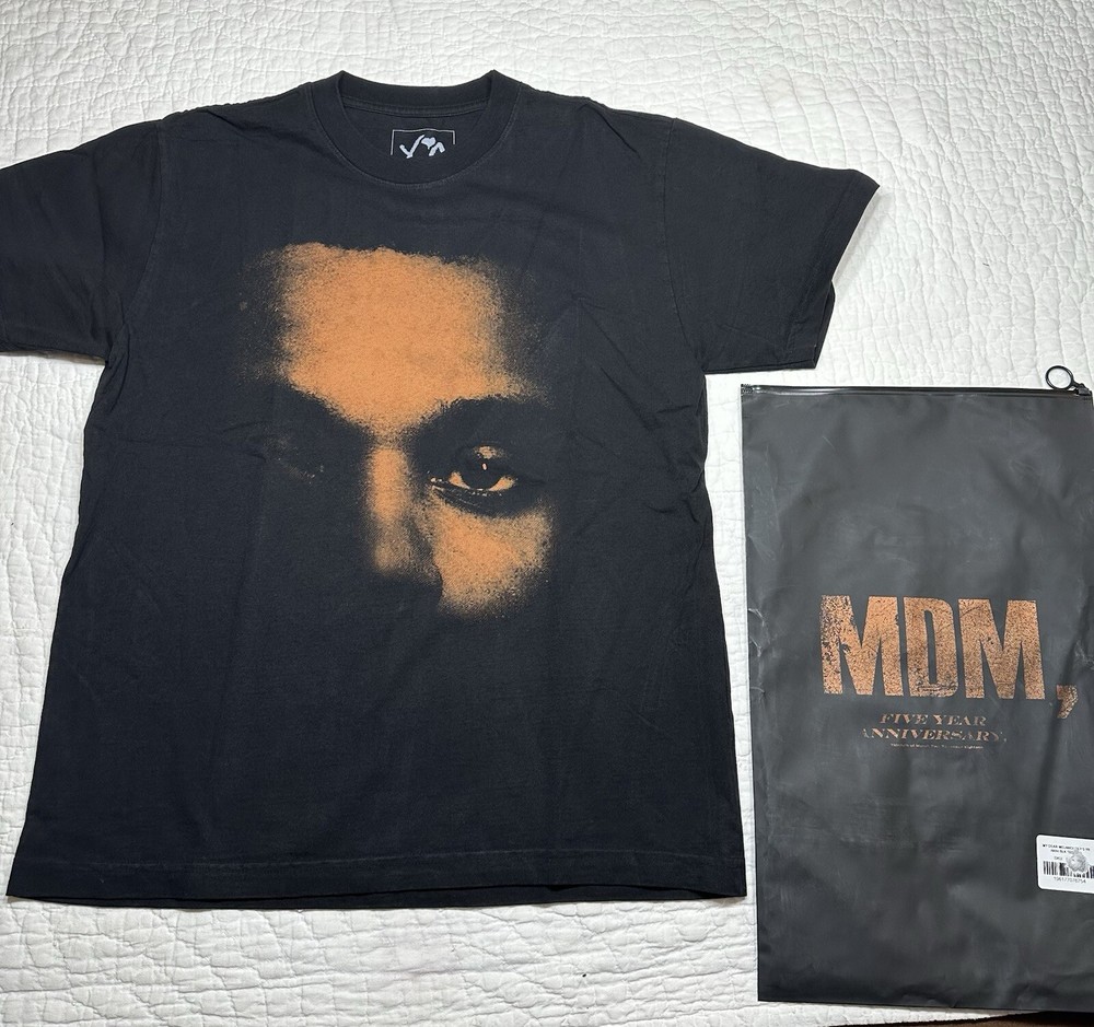 The Weeknd My Dear Melancholy 5 Year Anniversary Tee Medium