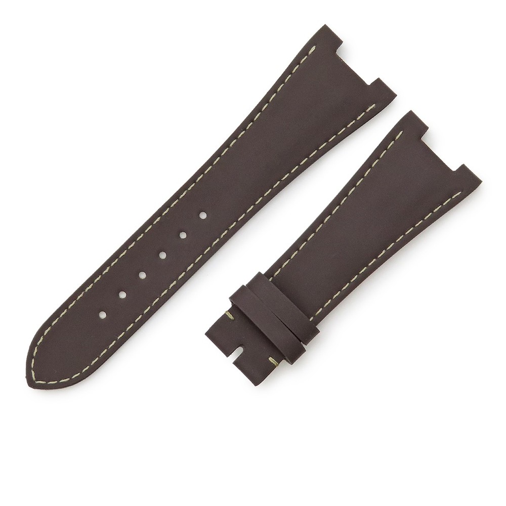 Patek Philippe Nautilus Leather Band Genuine Cowhide Brown Watch Parts  