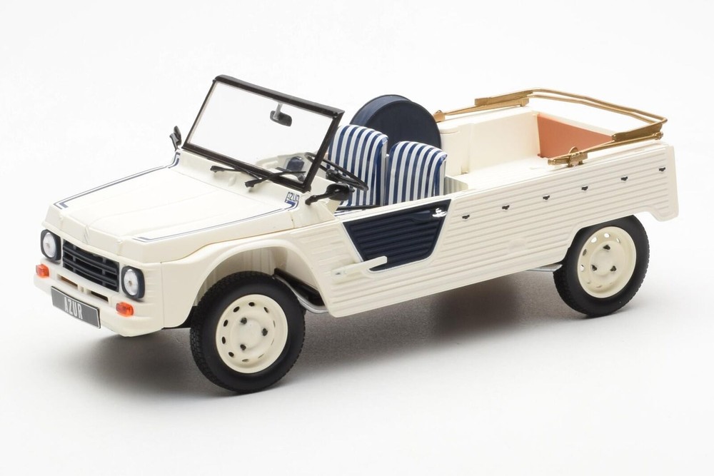 Norev 1/18 Mini Diecast 1983 Citroen Mehari Azur White Model 17