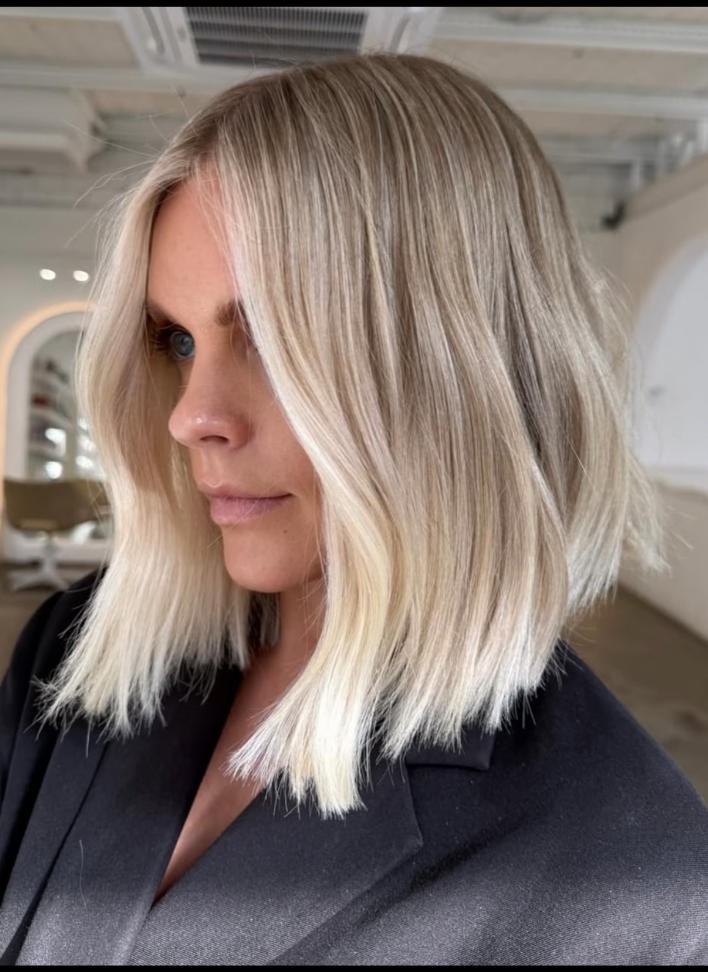 Ombre Beige Blonde Highlight Bob Wave 100% Human Hair Lace Front Wigs 13x4