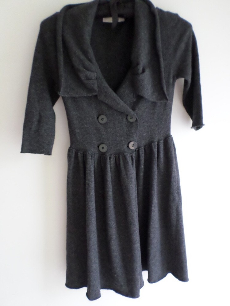 STELLA McCARTNEY grey wool/cashmere cardigan RARE SZ 42