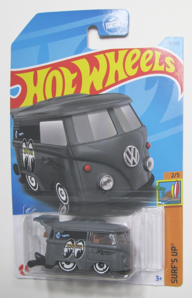 Hot Wheels KOOL KOMBI Volkswagen Mooneyes GRAY VERSION VW 2024 Moon Near-Mint