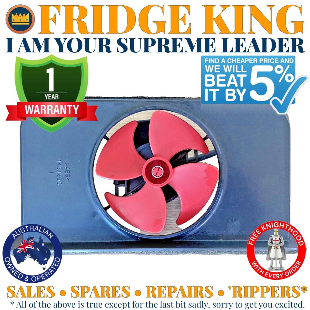 Westinghouse WSE6100WA Fridge Freezer Evaporator Fan Motor Shroud Assembly 1451295