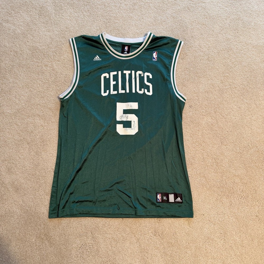 Y2K Boston Celtics Kevin Garnett #5 Adidas Jersey Mens XL Green NBA