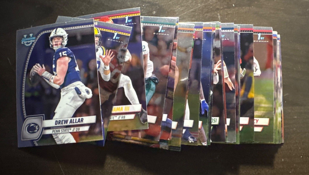 2024 Bowman University Chrome Football Pick A Card Rookie RC “2 Card Or $2 Min”