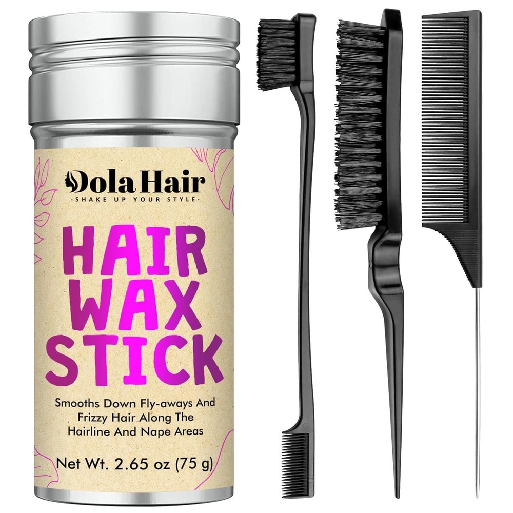 Dolahair Hair Wax Stick - Flyaway Control and Styling Pomade for Kids, Women, an