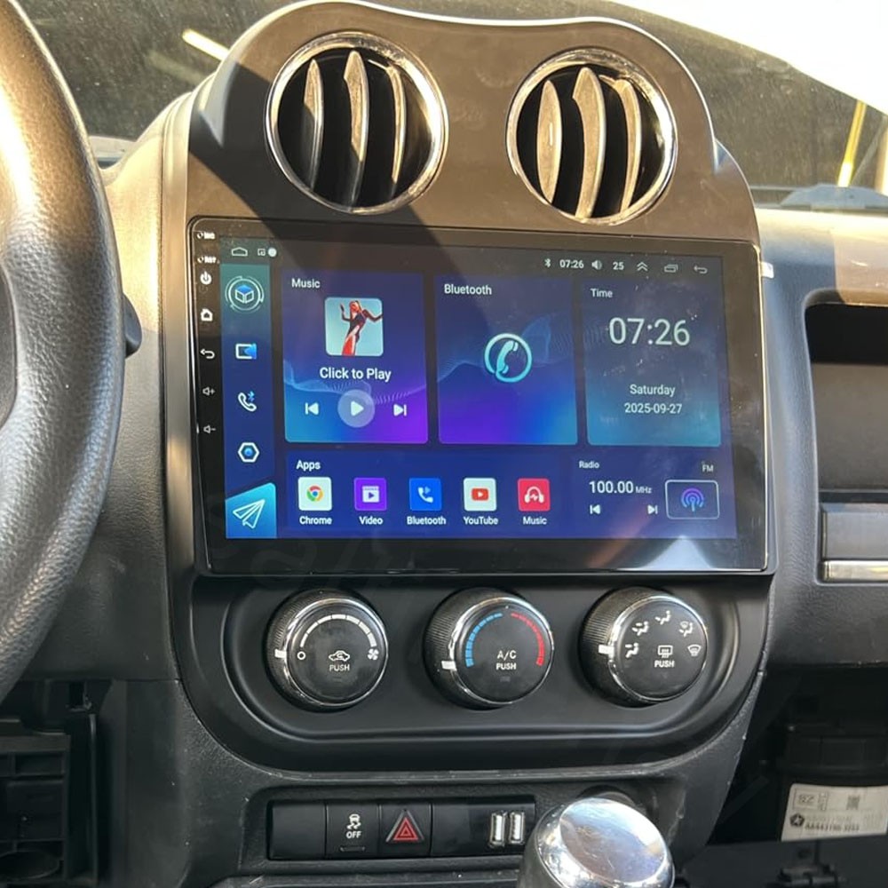 For Jeep Compass Patriot 2010-2016 Android CarPlay Car Stereo Radio GPS WiFi