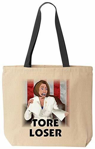 Tore Loser Sore Loser New Reusable Canvas Tote Bag (Black Handle)