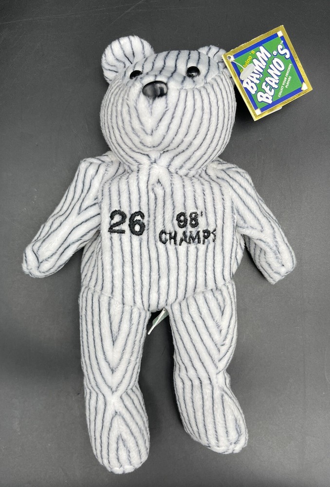 Orlando Hernandez 1998 New York Yankees Championship Salvino Bamm Beanos Bear