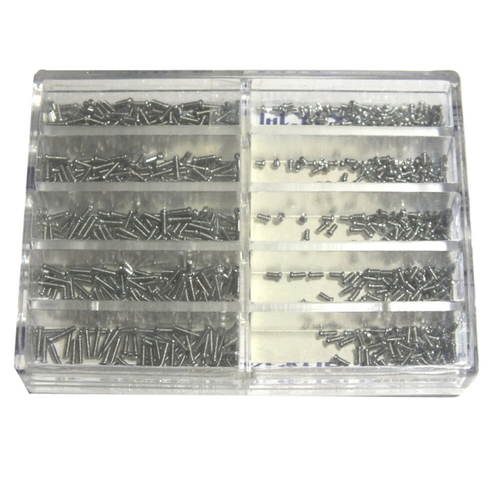 670pcs Professional Stainless Steel Clock Watch Screws Repair Tools in 10