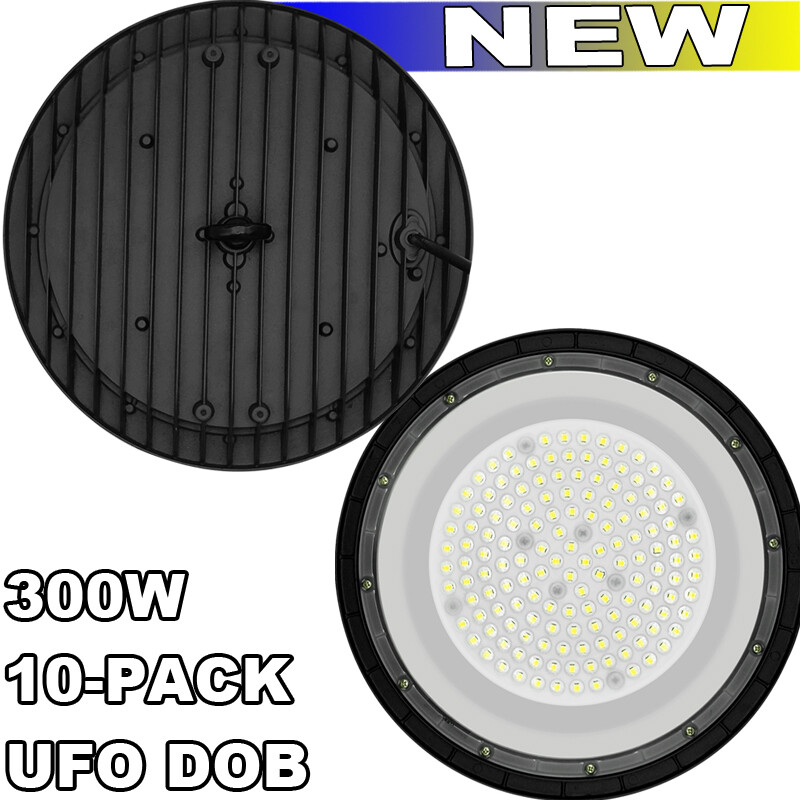10PACK 300 W  ufo light LED Factory Commercial Warehouse Light Fixtures  6500K