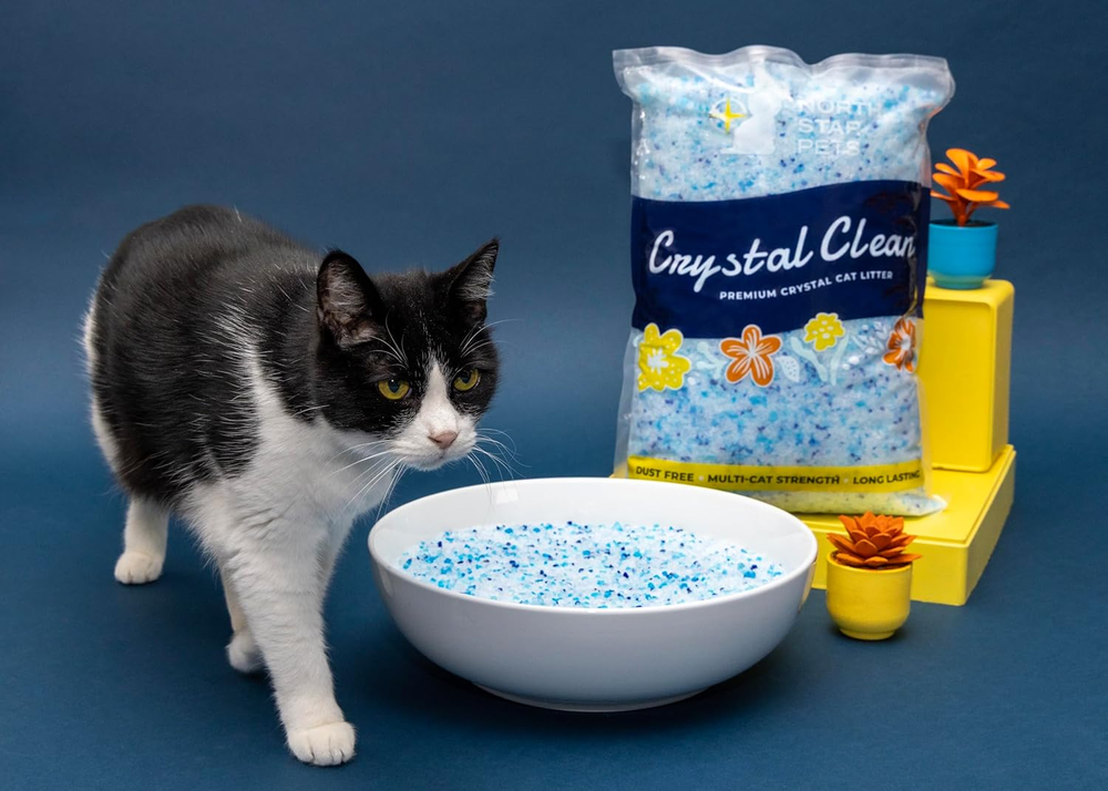 Crystal Clean Premium Odor Control Cat Litter with 5X Faster Fresh Scent