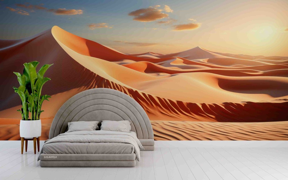 3D Desert Landscape Wall Murals Wallpaper Murals Wall Sticker 3