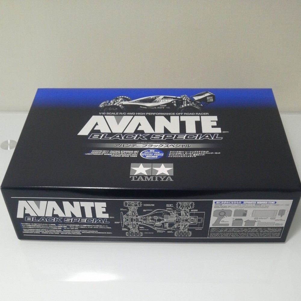 Tamiya Avante Black Special RC Car Chassis Kit 4WD Off-Road