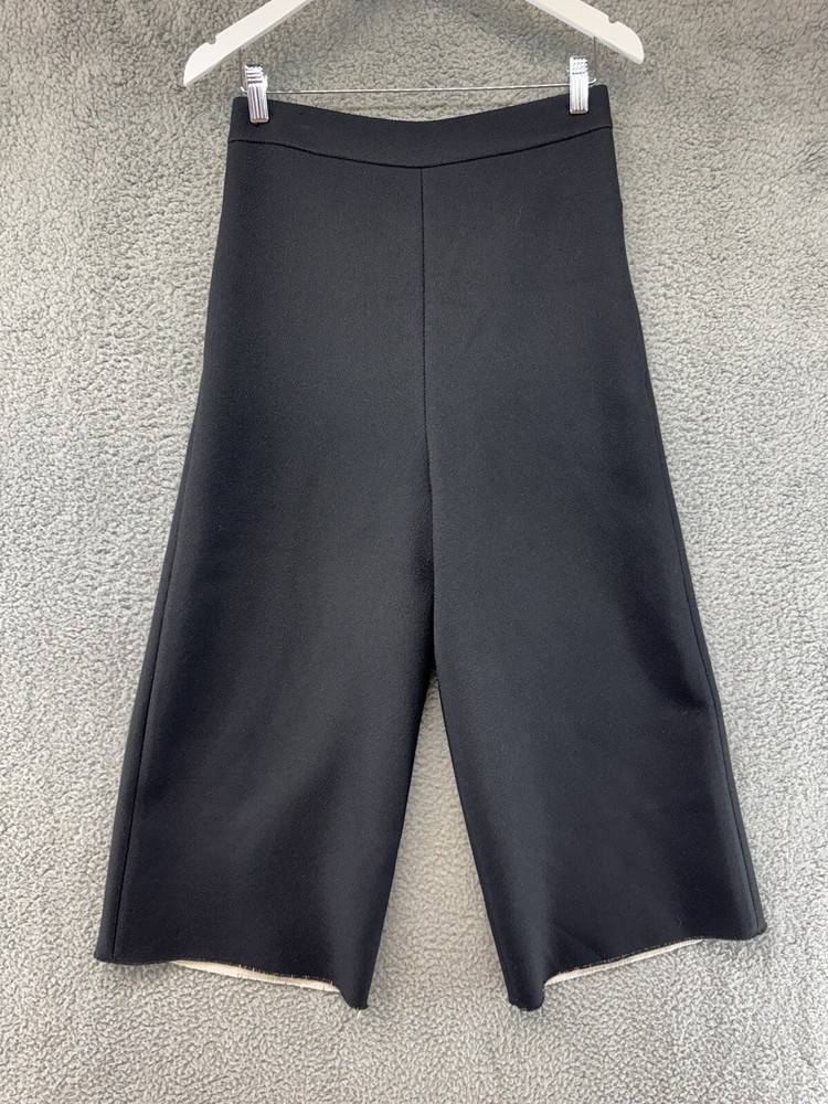 Tibi Size 6 Black Large Flare Pants Preowned Excellent Condition