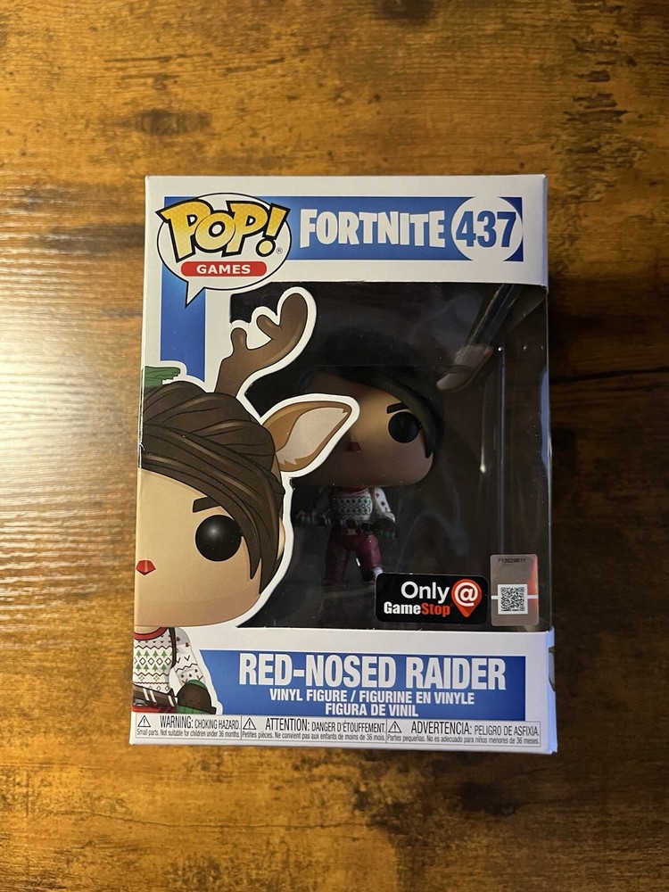 Funko Pop! Fortnite #437 Red-Nosed Raider GameStop Exclusive Vinyl Figure