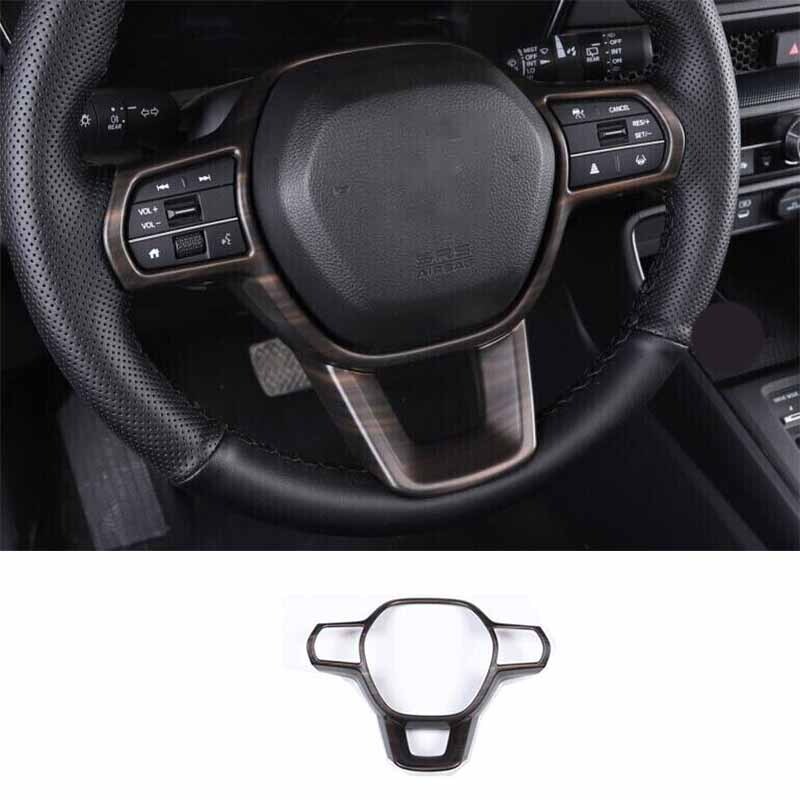 2023-2024 Honda CR-V Wood Grain Steering Wheel Trim Cover