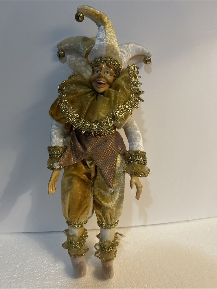 Collectible Joker and gold velvet outfit