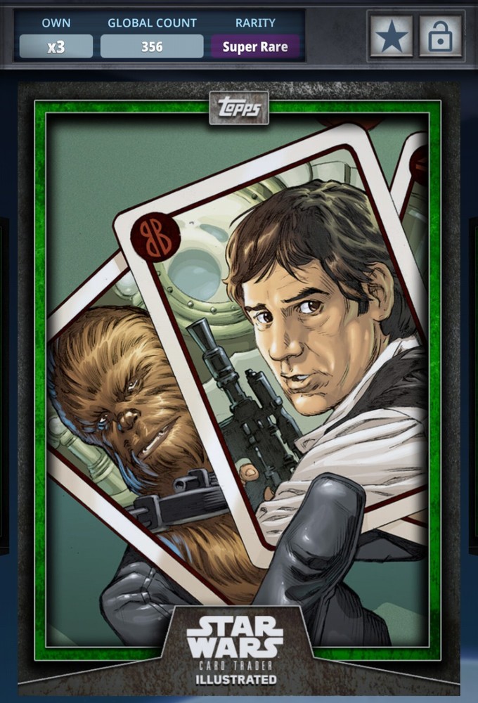 Topps Star Wars Card Trader Illustrated 2019 Green CTI All In The Cards